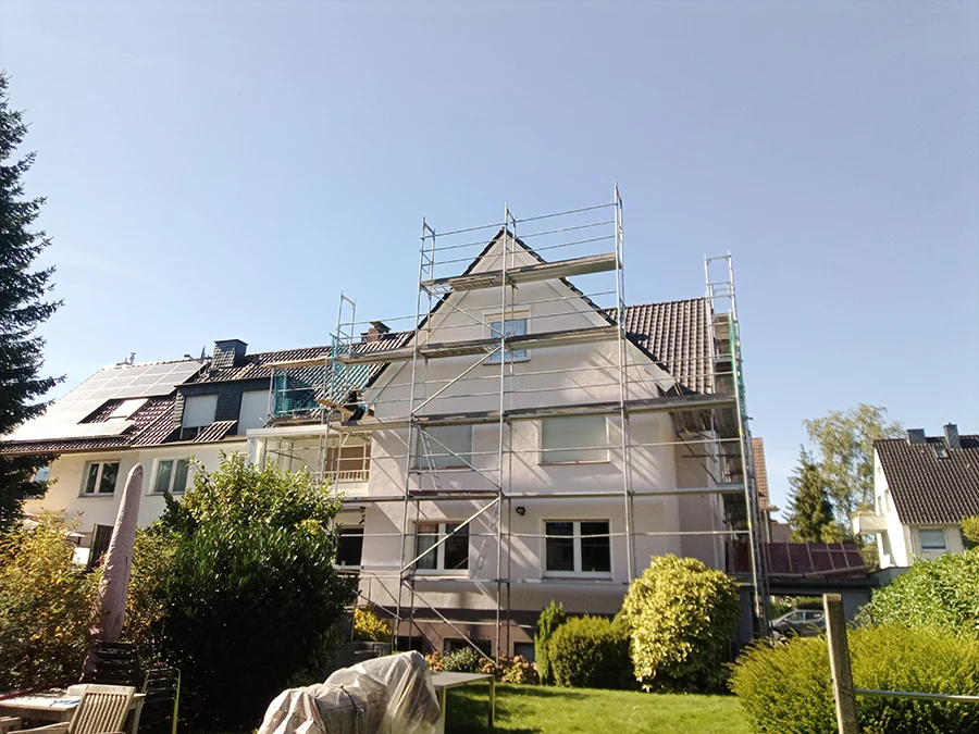 Sanierung Hausfassade